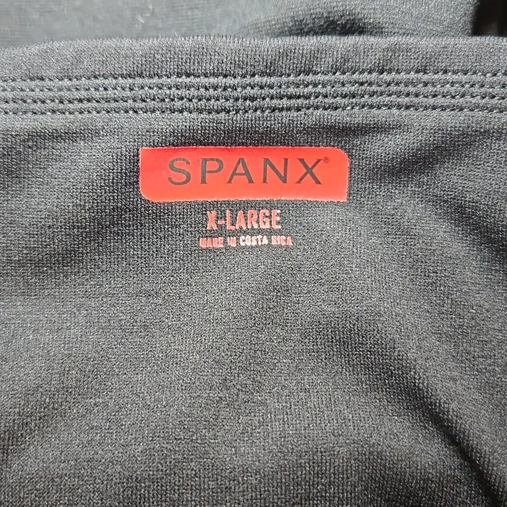 Spanx Slim-X Bagel Buster Flare Yoga Leggings Size Extra Large Black - Picture 7 of 10